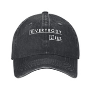 Team House Md Everybody LiesPersonality Cotton Soft Baseball caps