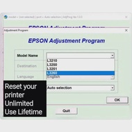 Epson Printer Resetter L3210 L1210  L3250 L3251 L3260 L5290 Unli Use For Windows Easy Fix Tool