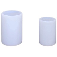 Cylinder Candle Molds for Candle Making, Pillar Candle Silicone Molds for Resin Casting Epoxy Mold (2Pcs)