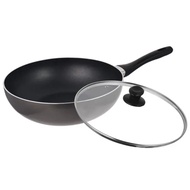 Zebra Extreme Plus Non Stick Wok Pan With Glass Lid (30cm)