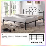 Ariana Queen Metal Bedframe Queen Size Metal Bed Frame (Assembly Included)