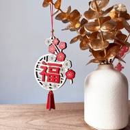 【新年掛飾】 農曆新年掛飾 福字 木製賀年掛飾