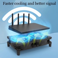 heat sell 12cm 5V USB Router Fan Radiator Wireless Wifi Modem Cooling Rack Double Cooling Fan Modem Organizer Cooler Shelf