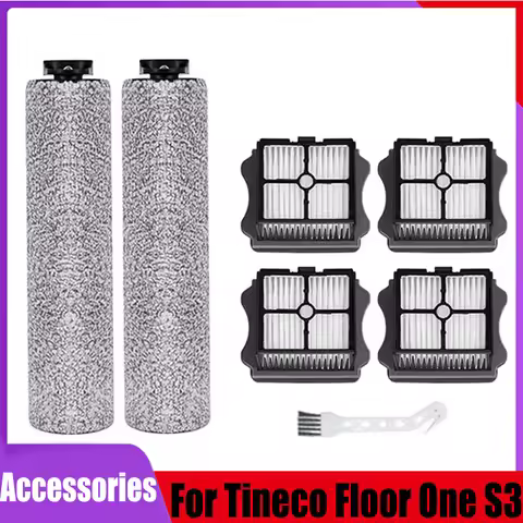 Main Roller Brush Hepa Filter Kits For Tineco iFloor 3 Floor One S3 Cordless Wet Dry Floor Washable 