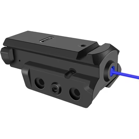 Blue Laser Sight fit for Picatinny Weaver Rail for Pistol Glock USB Type-C Charging Red Green Laser