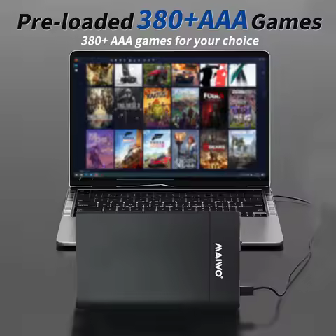 Playnite System Portable 12TB Gaming HDD Plug & Play Game Console 390+ AAA PC Games for PS4/PS3/PS2/