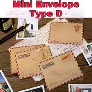 [SG SELLER] [FREE SHIPPING] Mini Envelope (Type D) Thank you Gift Card Present Christmas Greeting Wedding Door