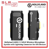 Hollyland LARK C1 Wireless Microphone System with Lightning / USB-C Connector for iOS Devices (Black, 2.4 GHz)