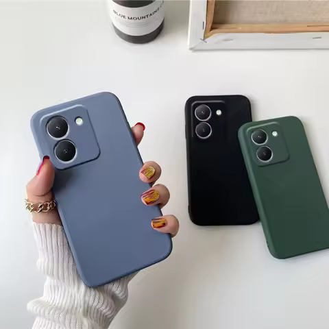 For Cover Vivo Y36 Case For Vivo Y36 Capas Silicone Shockproof Phone Bumper Armor Back TPU Soft Cove