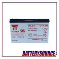 Ups battery 7.2Ah 12V NP7.2-12 Valve Regulated Sealed Lead Acid. 12 Volts 7.2 Amperes