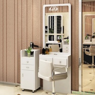 elCennan  Barber Shop Mirror Hair Salon Hair Salon Dressing Table for Hair Salon Hair Cutting Barber
