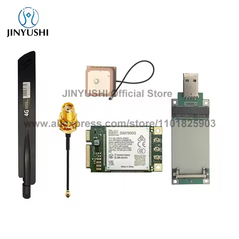 SIMCom SIM7600G Mini PCIe 4G LTE Module Multi-Band LTE-FDD LTE-TDD HSPA+ Cellular IoT Modem