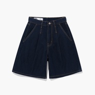 Quần short nữ xếp li Owlbrand Pleated/Indigo