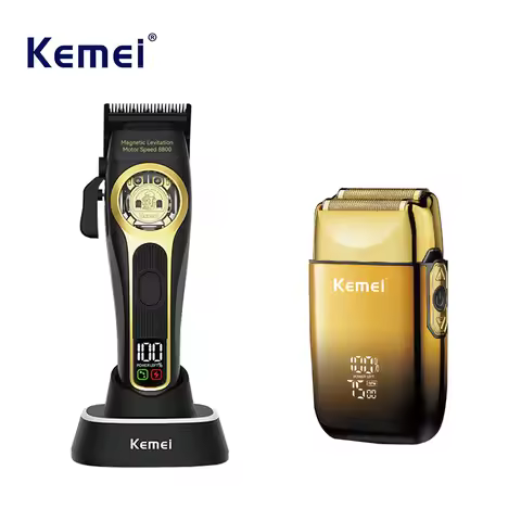 Kemei 2373 Hair Clippers Set Kit Kemei Tx10 Clippers Barber Professional Full Set Haircut Machine Pr