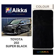 AIKKA TOYOTA 202 SUPER BLACK * 2K CAR PAINT