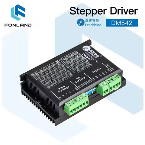 Leadshine DM542 2 Phase Stepper Driver 20-50VAC 1.0-4.2A for NEMA17 NEMA23 Stepper Motor Controller 