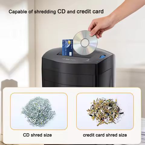 Comet Ultra Quiet 18-Sheet Cross Cut Paper Shredder High Security Level P-4 Heavy Duty 27L Pull Bin 
