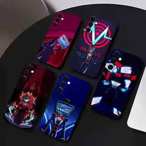 H-Hazbin Vox H-Hotel Phone Case Silicone Soft For Samsung Galaxy A73,A72,A71,A70,A53,A52,A51