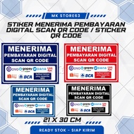 QR Code Digital Scan Payment Accepting Stickers / QR Code Stickers