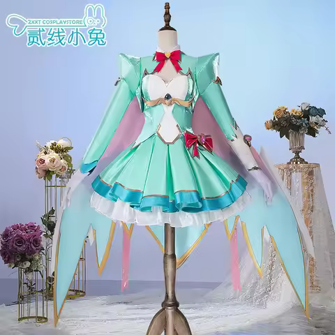 Game Overwatch 2 Cosplay Freja Heart of Courage Cosplay Costume DokiWatch Magical Girl Outfit Hallow