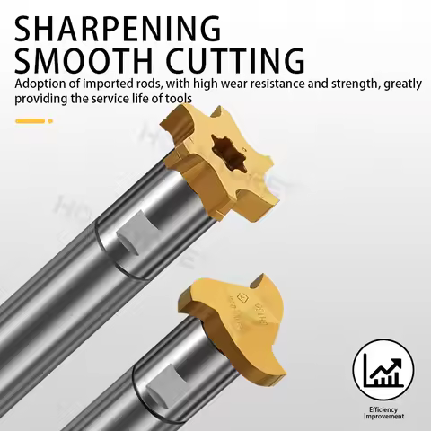 CNC Milling T-slot Slot TXC T6 T8 1.5 2.0 2.5 3.0 4.0 5.0 Series Lock the Tooth Type Slotting Cutter