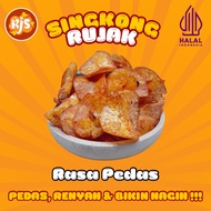 Spicy, Crispy, Halal Indonesian Rujak Cassava, Crispy Snacks to Make Addictive