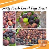Fresh Local Figs Fruit Buah Tin Segar 500g+-/pack 新鲜无花果