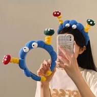 Pilom Headband Yu Shuxin Headband Cute Funny Big Eye Plush Headband High Skull Face Wash Hairpin Fun
