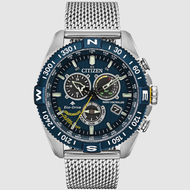Citizen Promaster Blue Angels Navihawk CB5848-57L Eco-Drive Atomic Chronograph Mens Watch