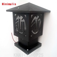 Minimalis lampu tiang pilar pagar taman teras rumah lafadz Allah &amp; Muhammad