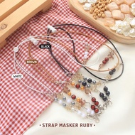 RUBY 2 in 1 Mask Strap Hijab Friendly / face mask connector face mask extender mask accessories mask chain