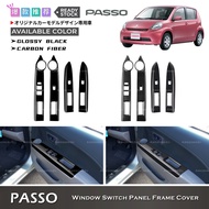 Awesome2u Daihatsu Toyota Passo Window Switch Panel Frame Cover Garnish Accessories