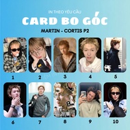[MARTIN - CORTIS] Corner Card, photocard P2 Korean youth group CORTIS - Printed on demand Cortis pho