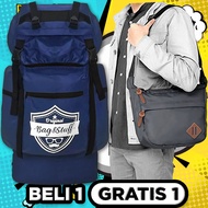 BELI 1 GRATIS 1 - BELI 1 EXPLORER/OAKWOOD TAS GUNUNG 50-60 LITER +GRATIS 1 TAKAGI/ALLEGRO TAS SELEMP