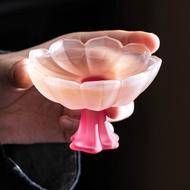 Color Glass Pastel Goblet Goblet Goblet Tea Cup Smell Cup Rice Wine Shochu Cup Light Luxury High-val
