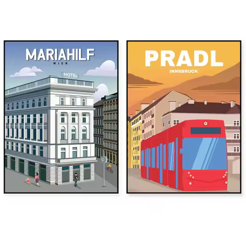 Mirabell Palace, Vienna Mariahilf, Prater Vienna, Vienna Donaustadt, Posteringsberg Linz, Innsbruck 