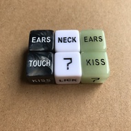 Date Night Dice Game Set Of 5pcs Creative Acrylic Dice For Fun Date Idea Couple Decision Maker For V