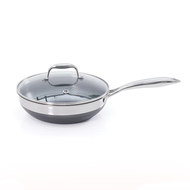 [Hàng chính hãng] Chảo xào/ đa năng sâu lòng inox iMat Hybrid Blackcube 26cm Phủ chống dính Daikin-N