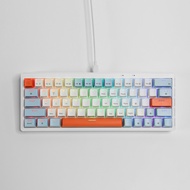 Zifriend ZA63pro Mechanical Keyboard 63ปุ่ม คีย์บอร์ดเกมมิ่ง คีย์บอร์ดไร้สาย ไฟRGB23โหมด