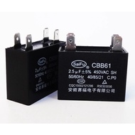 Fan Capacitor 2.5 uf Capacitor 2.5 Micro CBB61 450V 400V/