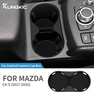 For Mazda Cx-5 CX5 2017-2025 Silicone Rubber Central Control Front Water Cup Holder Drink Cover Inte
