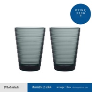 Iittala Crystal Ripple ถ้วยน้ําแก้วกลม Aino Aalto Design ความจุขนาดได้สําหรับการดื่มและเสิร์ฟน้ํา