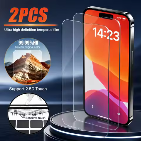 2PCS Tempered Glass For Poco X8 Pro Max X8 Pro x7 pro X6 Pro X6 X5 Pro Screen Protector For Poco X5 