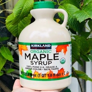KIRKLAND + Bình 1 L + SI RÔ CÂY PHONG CANADA HỮU CƠ Organic Maple Syrup