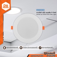 POWER MAX ดาวไลท์ LED แบบฝัง 9 วัตต์ หน้ากลม รุ่น เอาใจช่าง สีขาว (Day Light) |ZWF|