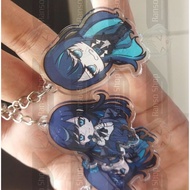 GANTUNGAN MINIMAL Custom Keychain Unit 1 Day One Anniversary Express Without Minimum Order UV Laser 