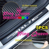 3D carbon sticker for XL 7 car, 3D carbon sill plate sticker for suzuki XL-7 car, 5pcs