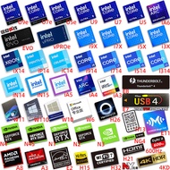 Original ULTRA i7 i5 i9 U9 ARC U7 Notebook Desktop 14th Generation Computer cpu Sticker Label