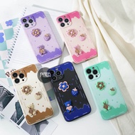 Black Embossed Motif Softcase [3D4] For iphone 6 7+/8+ IP 6+ IP 7/8 IP X/XS IP XR IP 11 IP 11 PRO IP