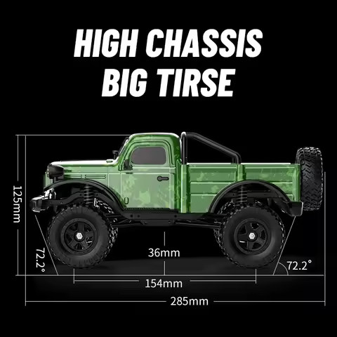 2.4G RC Car 4WD JJRC C8813 Radio Motor Pickup Climbing Off-Road Model Buggy Control Trucks Toys Chil